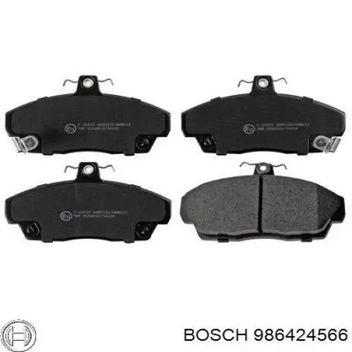 Купить 986424566 Bosch Колодки тормозные