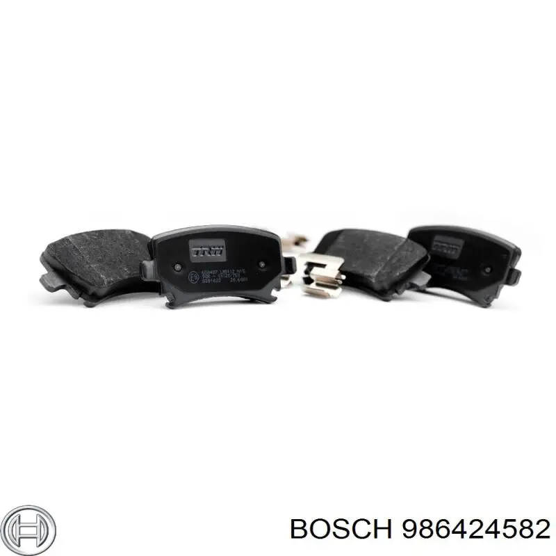 Тормозные колодки Bosch 986424582