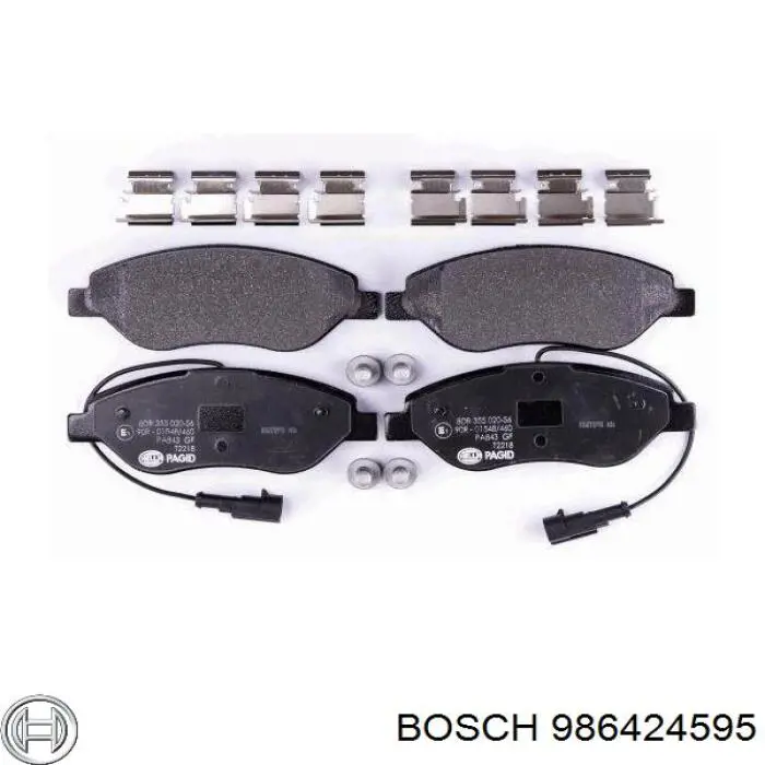 Колодки Bosch 986424595 цена, от 36.32 USD