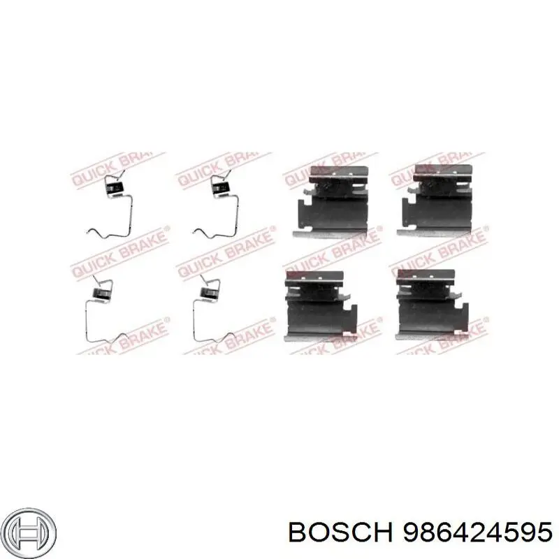 986424595 Bosch Колодки передние