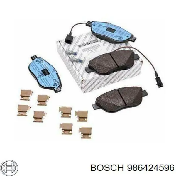 Купить 986424596 Bosch Колодки тормозные