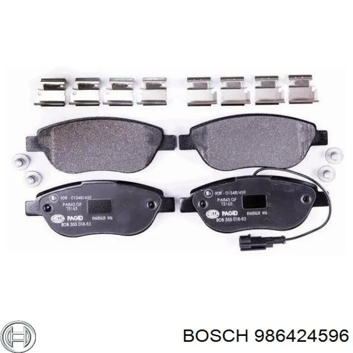 Колодки Bosch 986424596 цена, от 21.22 USD
