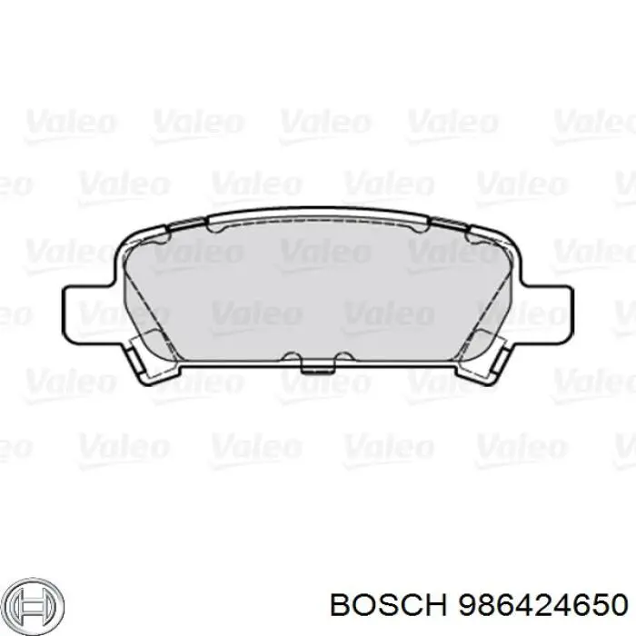 Колодки дисковые  Bosch 986424650 цена, от 17.76 USD