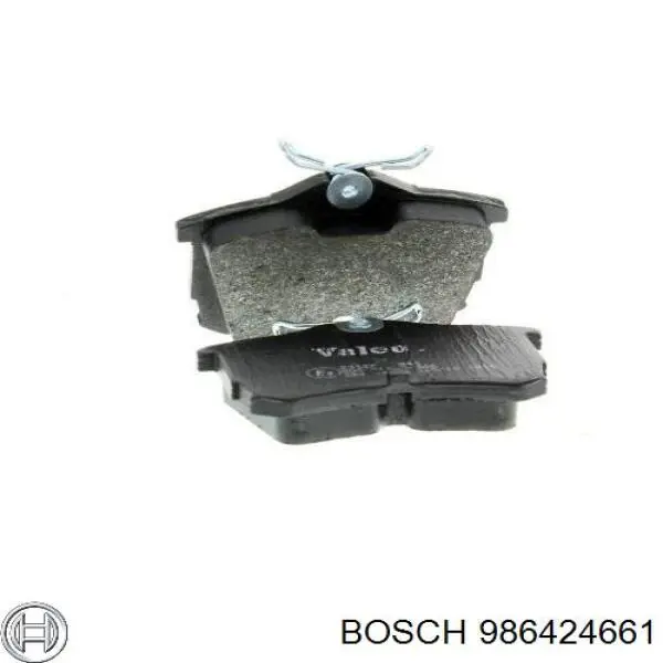 Колодки дисковые  Bosch 986424661 цена, от 19.64 USD