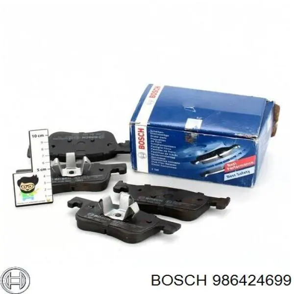 Задние дисковые колодки Bosch 986424699