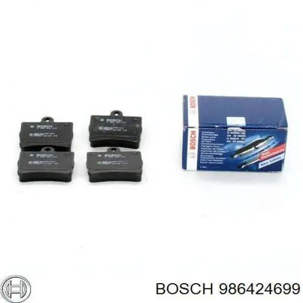 986424699 Bosch Колодки тормозные дисковые комплект