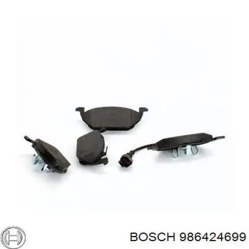 986424699 Bosch Колодки тормозные дисковые комплект