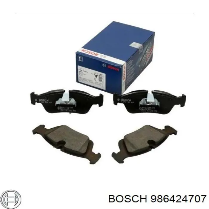 986424707 Bosch передние тормозные колодки