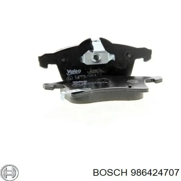 986424707 Bosch Колодки передние