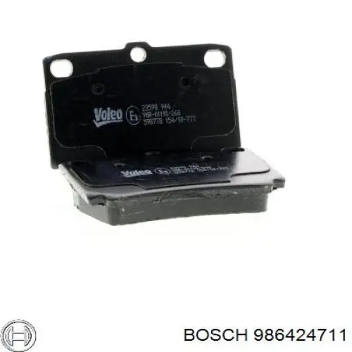 986424711 Bosch Колодки тормозные дисковые комплект