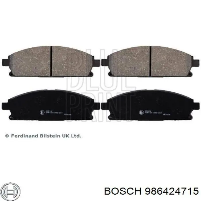 Колодки Bosch 986424715 цена, от 22.80 USD
