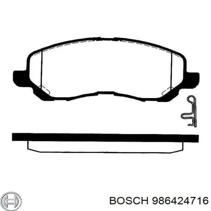 Колодки Bosch 986424716 цена, от 23.88 USD