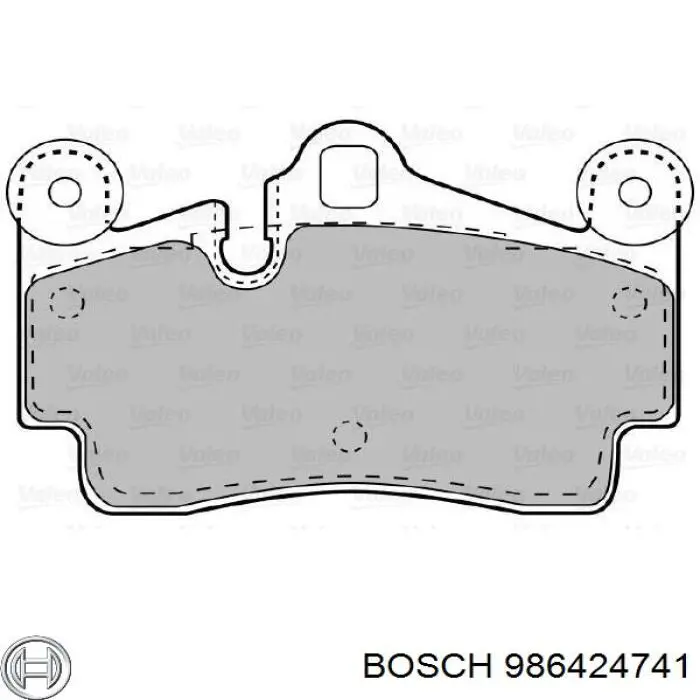 Колодки дисковые  Bosch 986424741 цена, от 28.44 USD
