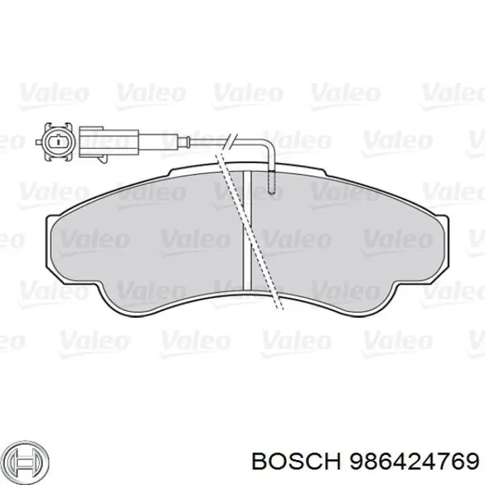 Колодки Bosch 986424769 цена, от 21.11 USD