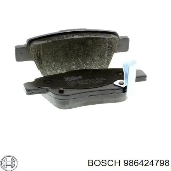 Колодки дисковые  Bosch 986424798 цена, от 16.14 USD