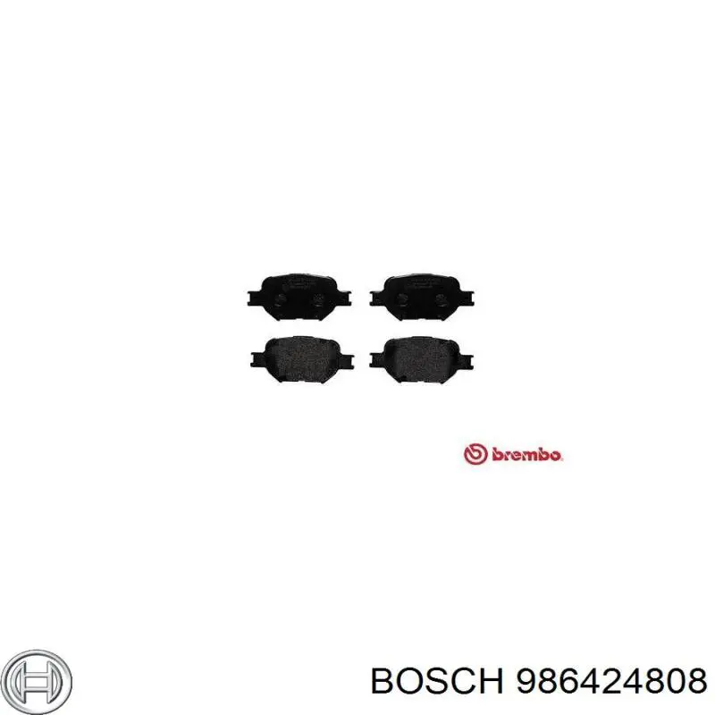Колодки Bosch 986424808 цена, от 19.00 USD