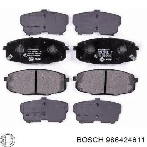 986424811 Bosch Колодки передние