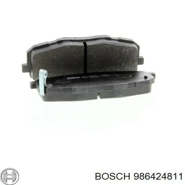 Передние тормозные колодки 986424811 Bosch