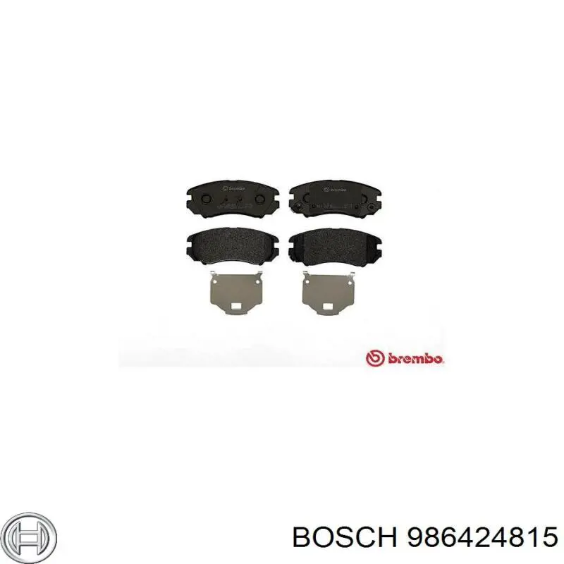 Колодки Bosch 986424815 цена, от 17.54 USD