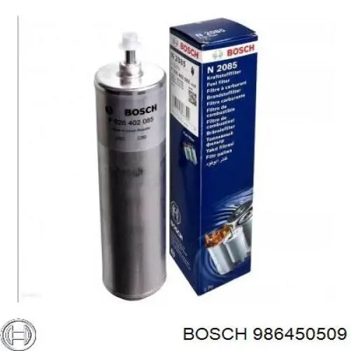 986450509 Bosch filtro de combustível