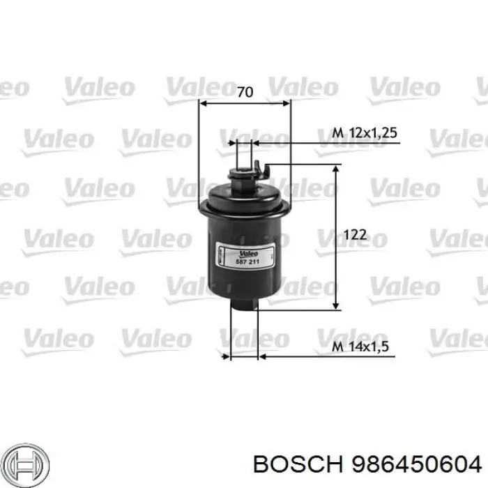 986450604 Bosch топливный фильтр