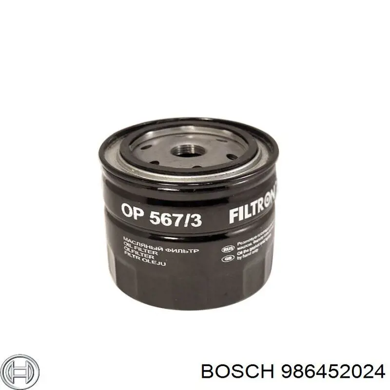986452024 Bosch Масляный фильтр двигателя