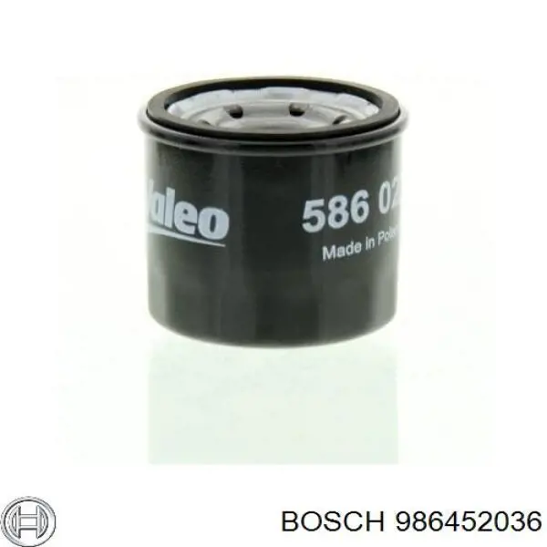 986452036 Bosch Масляный фильтр двигателя