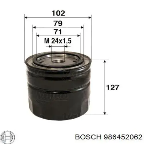 986452062 Bosch масляный фильтр