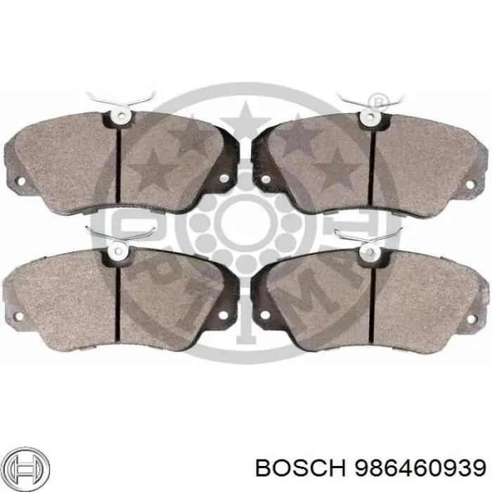 Купить 986460939 Bosch Колодки тормозные