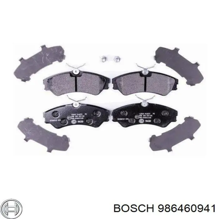 Купить 986460941 Bosch Колодки тормозные