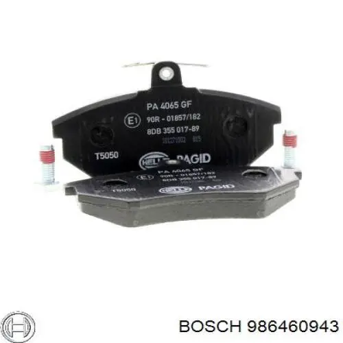 Купить 986460943 Bosch Колодки тормозные