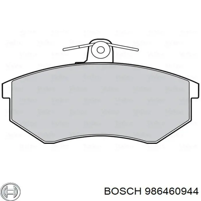 Колодки Bosch 986460944 цена, от 16.91 USD