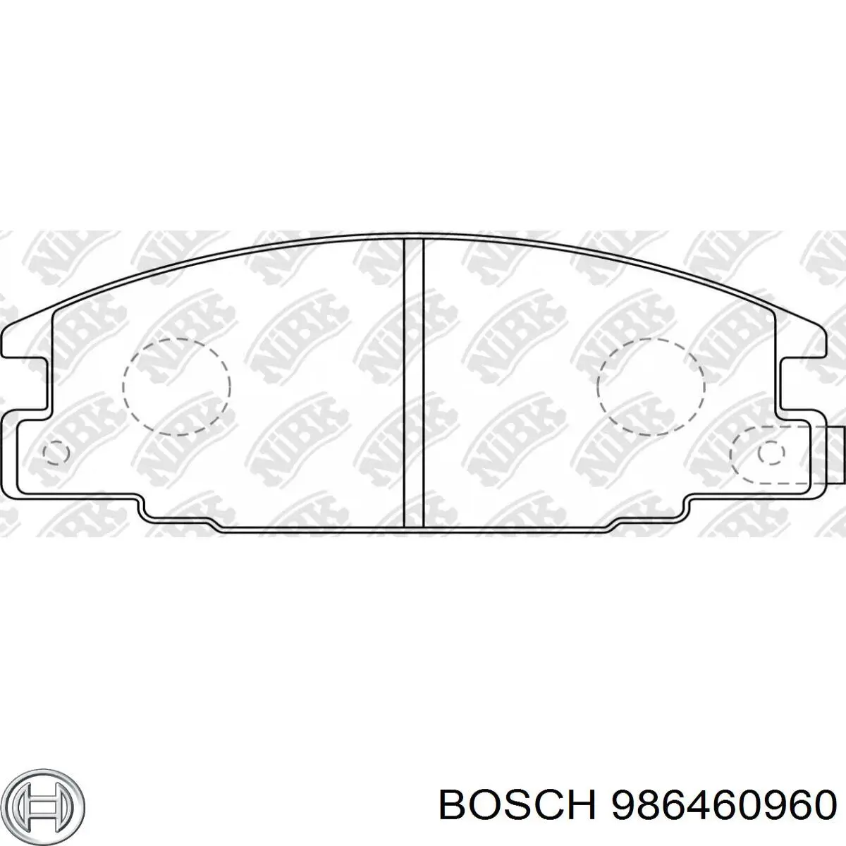 Колодки Bosch 986460960 цена, от 23.14 USD