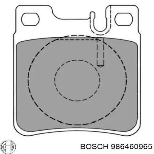 Колодки дисковые  Bosch 986460965 цена, от 22.78 USD