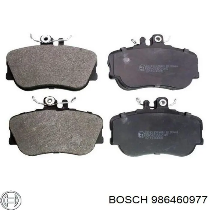 986460977 Bosch колодки тормозные передние дисковые