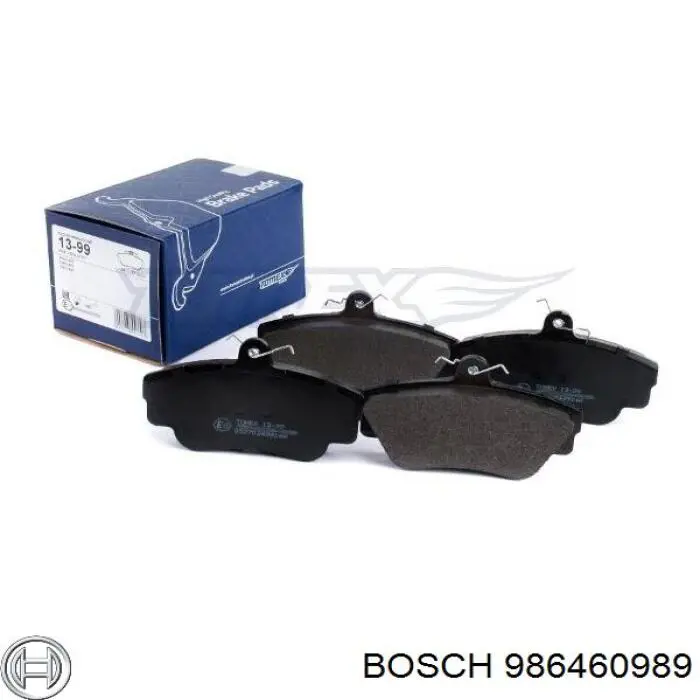 986460989 Bosch Колодки передние
