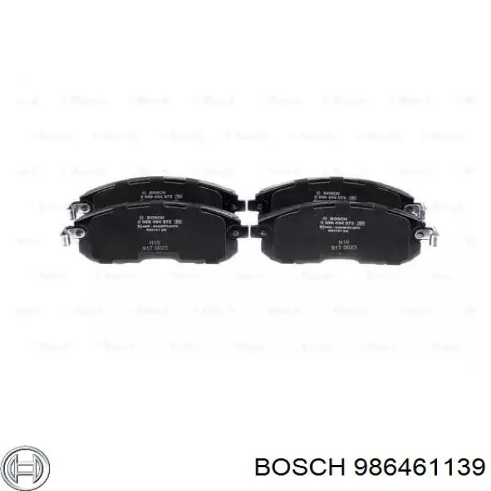 Колодки Bosch 986461139 цена, от 20.29 USD