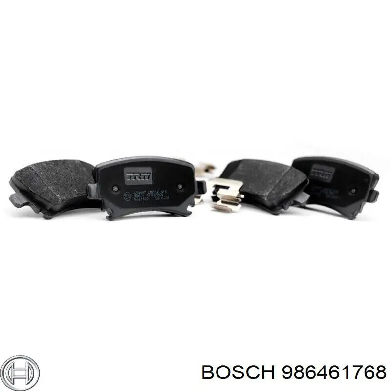986461768 Bosch Колодки тормозные дисковые комплект