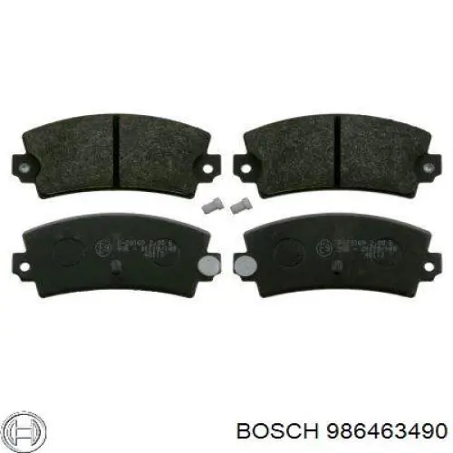 Колодки дисковые  Bosch 986463490 цена, от 14.04 USD