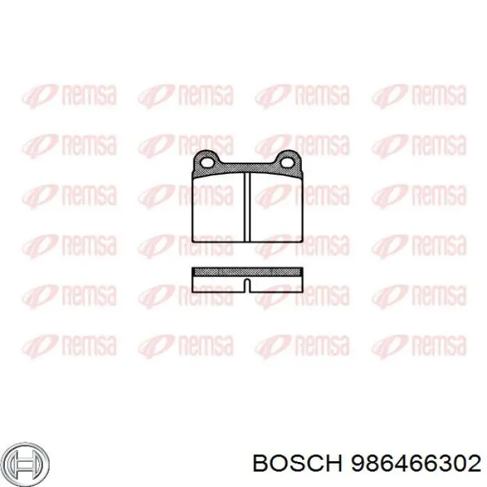Колодки дисковые  Bosch 986466302 цена, от 15.93 USD