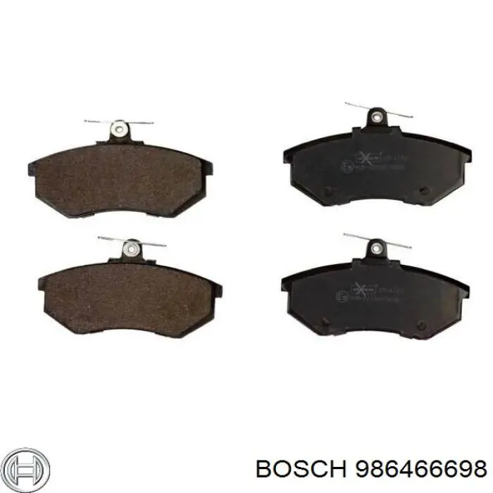 986466698 Bosch колодки тормозные передние дисковые