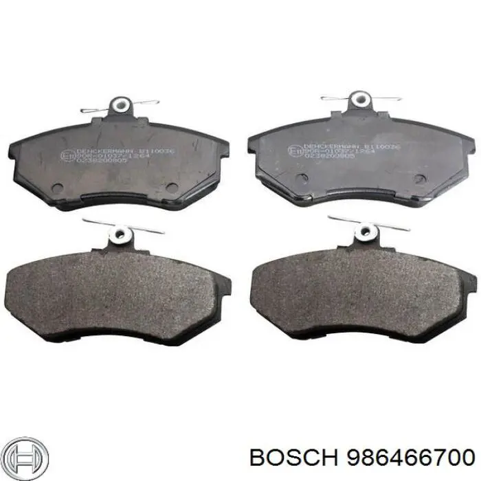 Передние тормозные колодки 986466700 Bosch