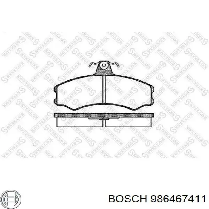 Колодки Bosch 986467411 цена, от 17.72 USD