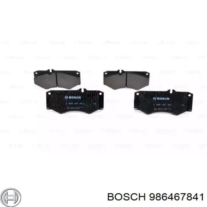 986467841 Bosch Колодки передние