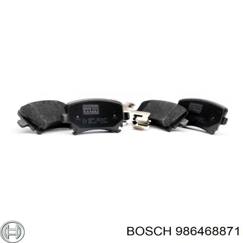 Передние тормозные колодки 986468871 Bosch