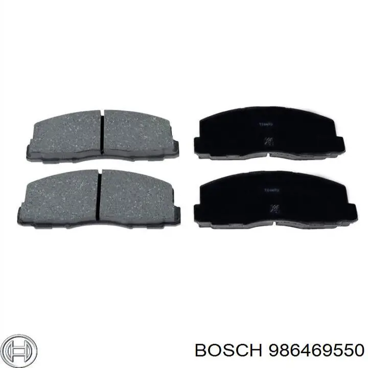 986469550 Bosch колодки тормозные передние дисковые