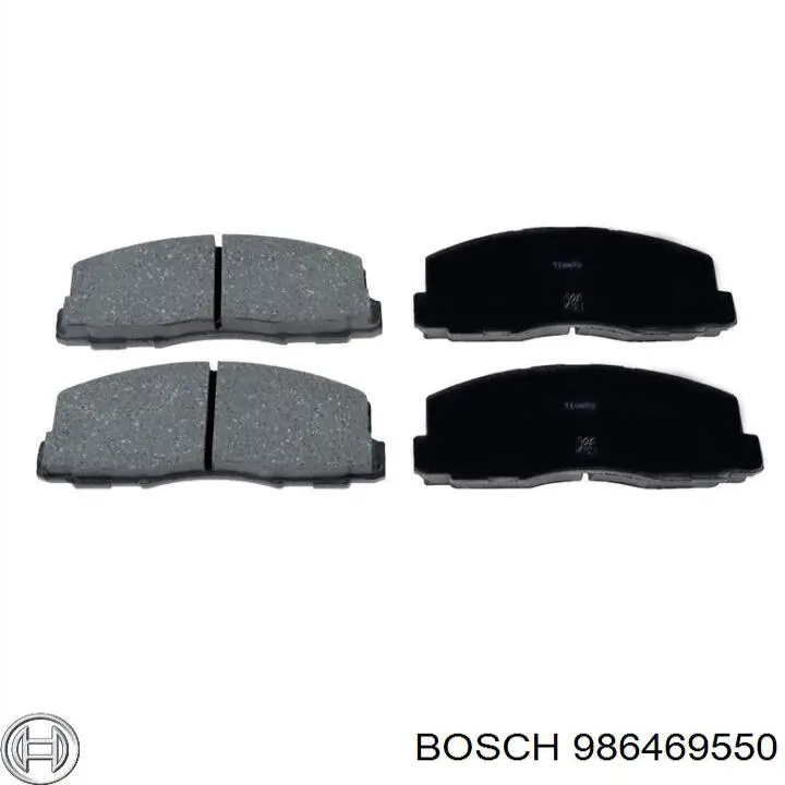 Передние тормозные колодки 986469550 Bosch