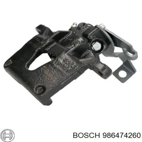 986474260 Bosch суппорт тормозной задний правый
