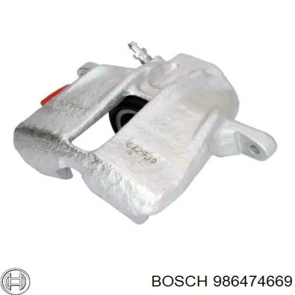 986474669 Bosch Суппорт тормозной, передний, правый