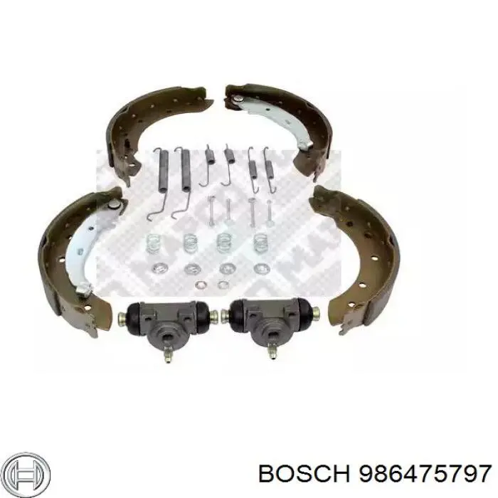 Рабочий тормозной цилиндр Bosch 986475797 цена, от 7.92 USD